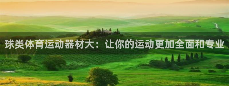 三亿体育登录：球类体育运动器材大：让你的运动更加全面和专业