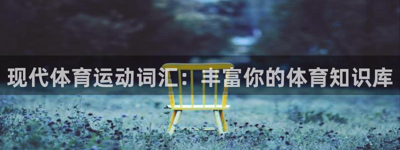 三亿体育：现代体育运动词汇：丰富你的体育知识库